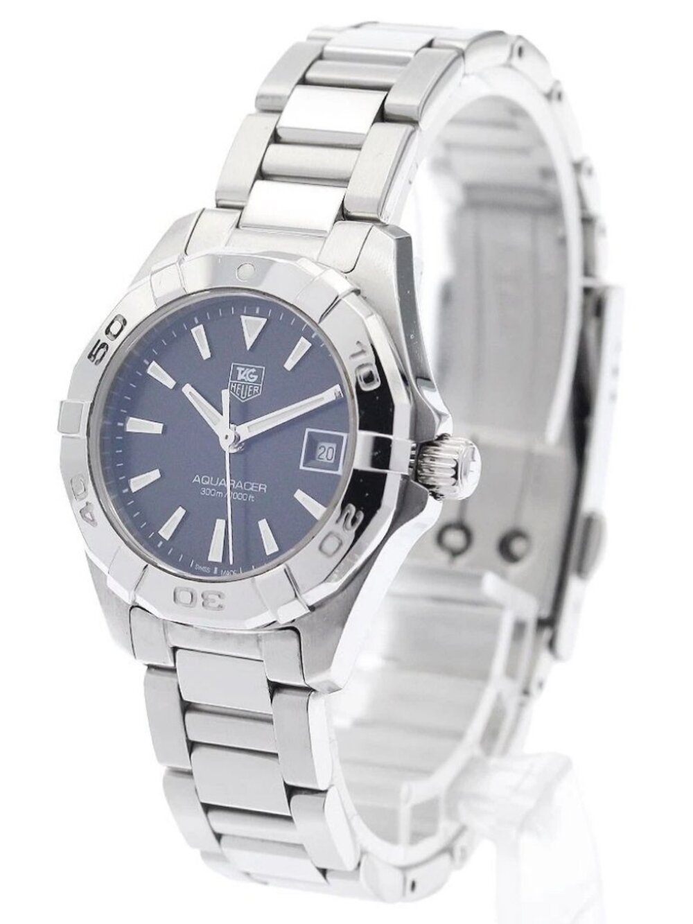 TAG HEUER Aqua racer WAY1410.BA0920 Date Black Dial Quartz Ladies Watch_941882